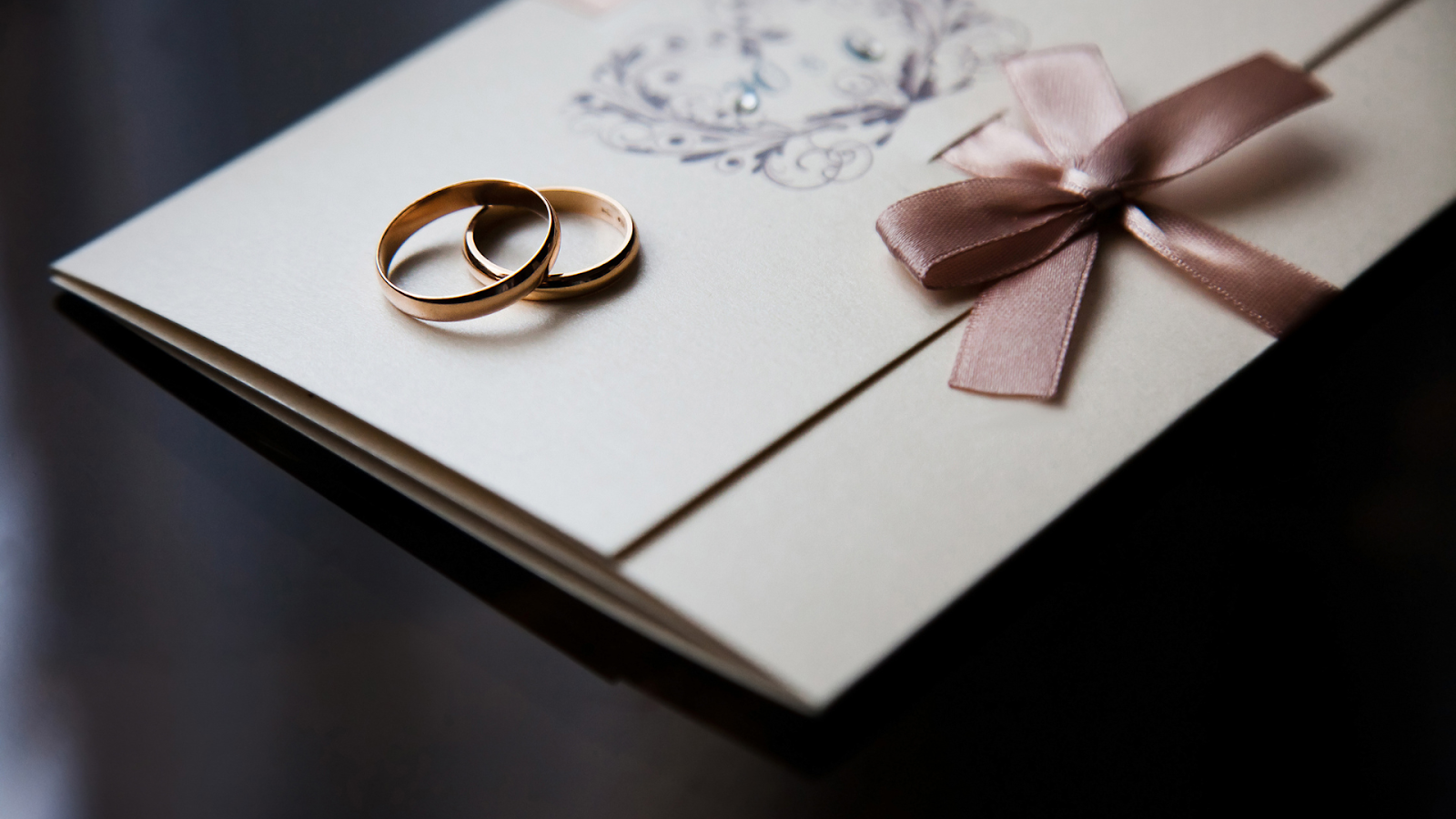 Personalised DIY wedding invitation card designed at home with custom colours and fonts