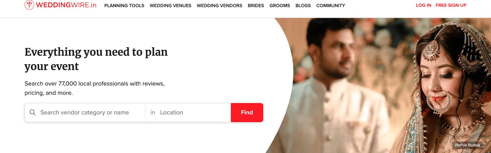  WeddingWire India – For Checklists and Vendor Matchmaking