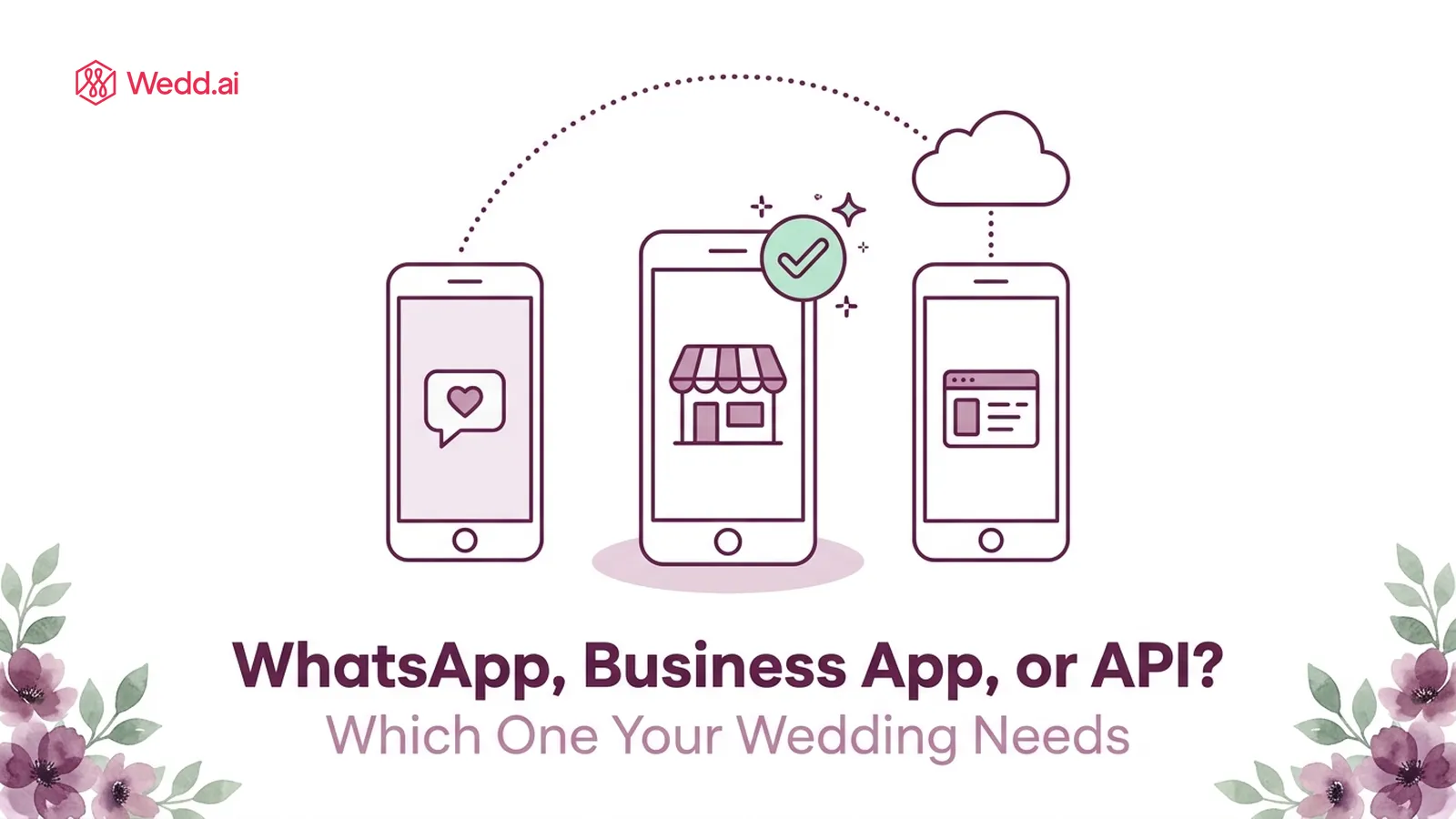 WhatsApp, Business app, or API — which one your wedding needs