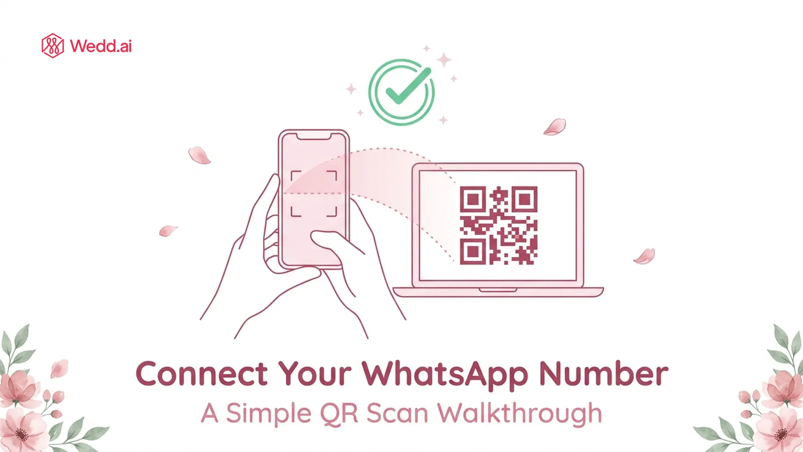 Connect your WhatsApp number to Wedd.ai — QR scan walkthrough