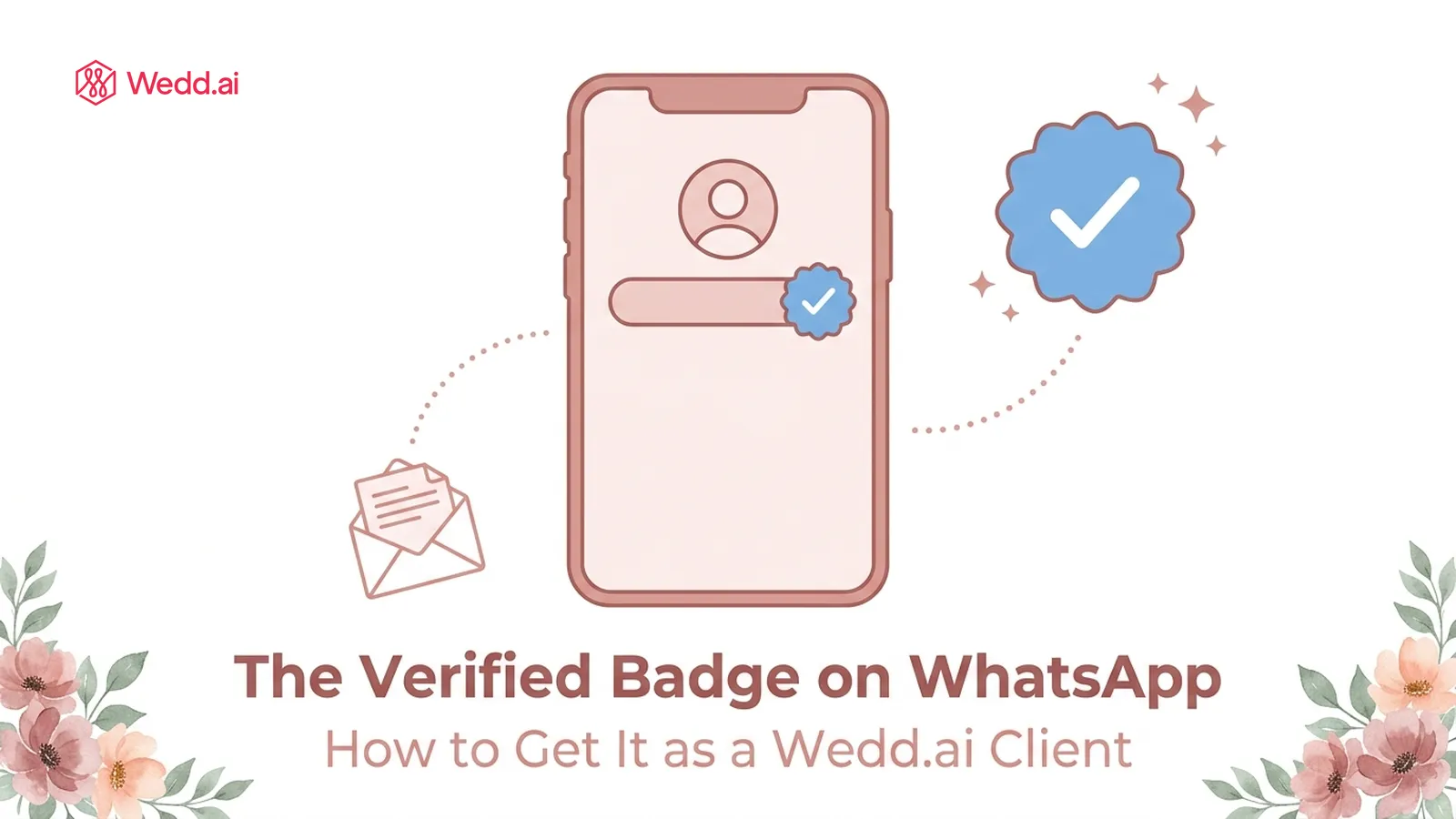 The verified badge on WhatsApp — how to get it as a Wedd.ai client