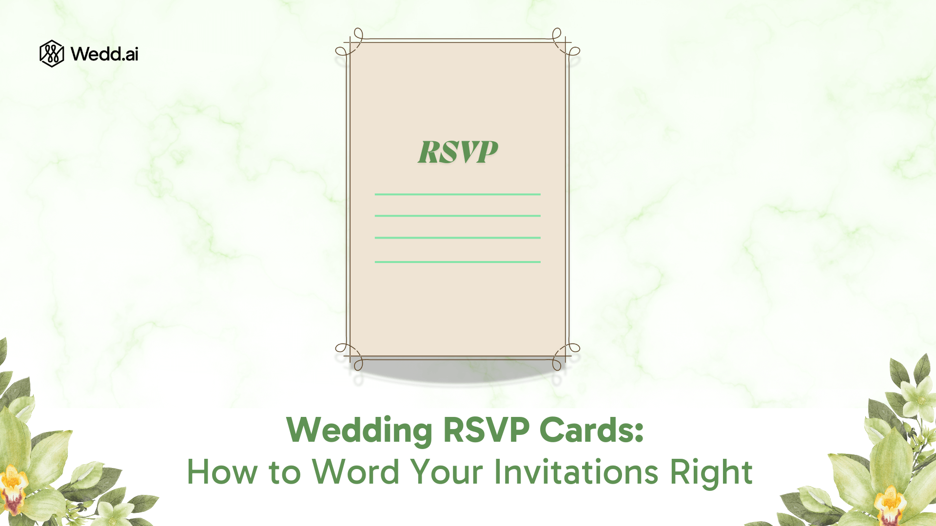 Wedding RSVP Cards: How to Word Your Invitations Right