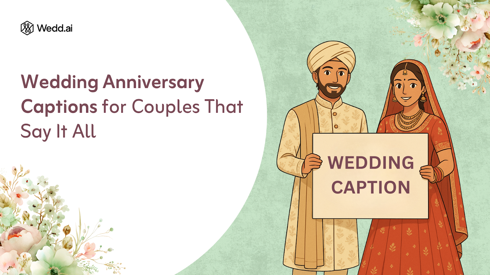 Wedding Anniversary Captions for Couples That Say It All