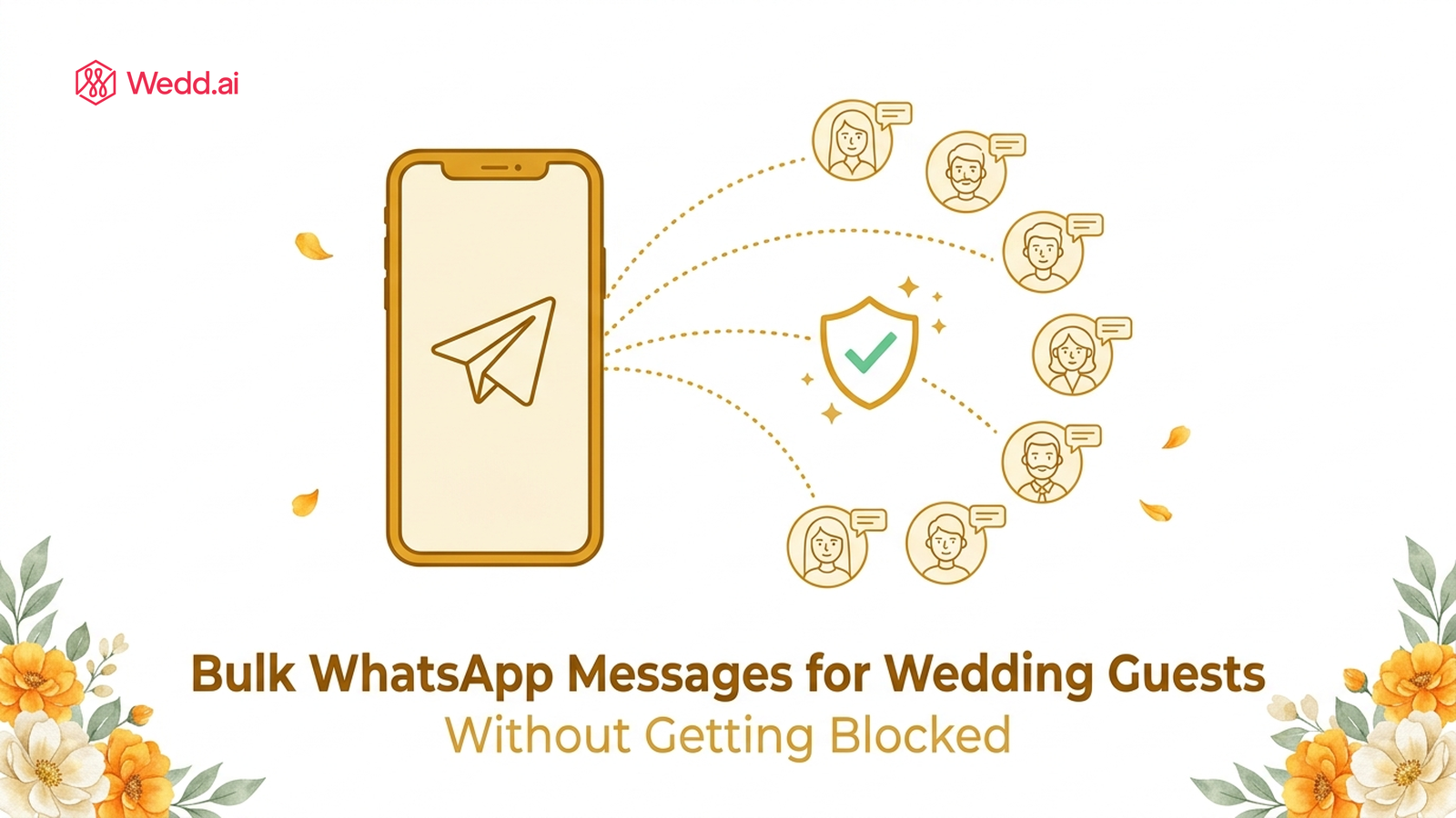 How to Send Bulk WhatsApp Messages to Wedding Guests Without Getting Blocked