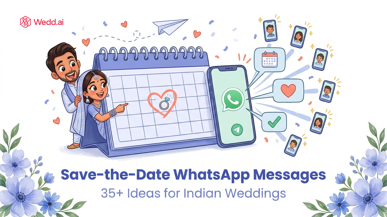Save-the-Date WhatsApp Messages: 35+ Ideas for Indian Weddings