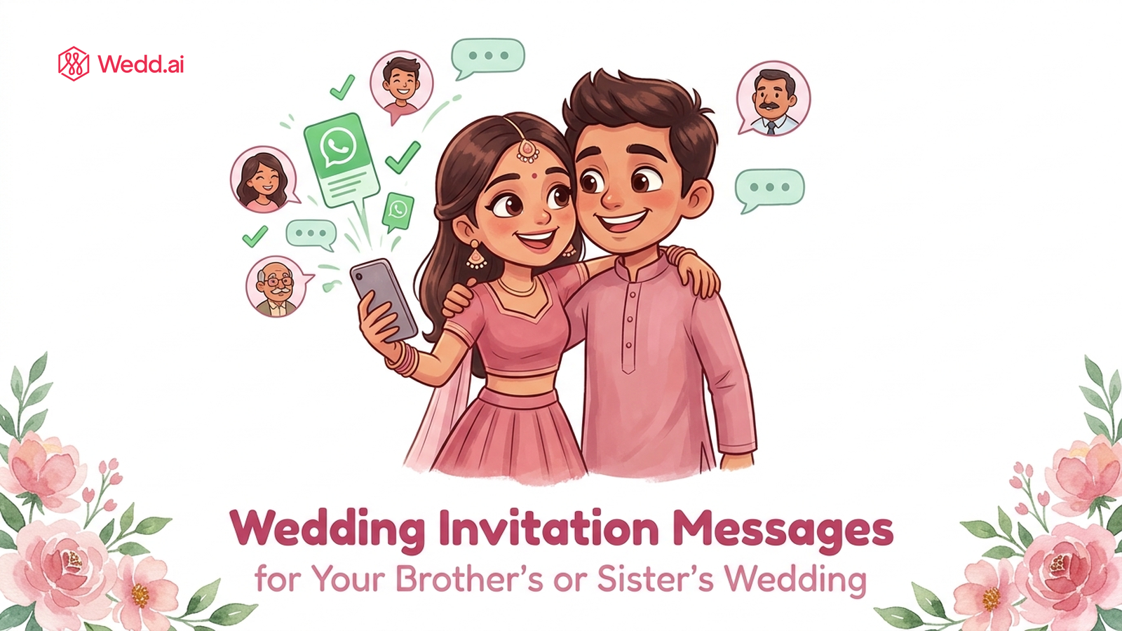 Wedding Invitation Messages for Your Brother's or Sister's Wedding