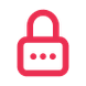 Red padlock icon.